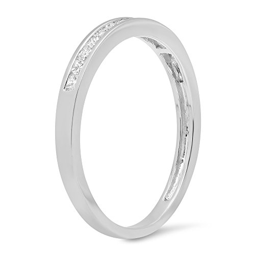 Princess Diamond Anniversary Wedding Band Set 14k Gold