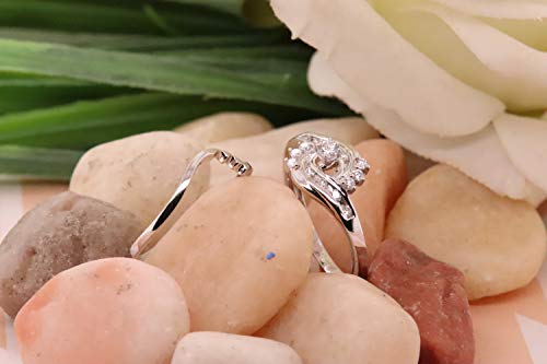 0.33 Carat Round Diamond White Gold Engagement Ring