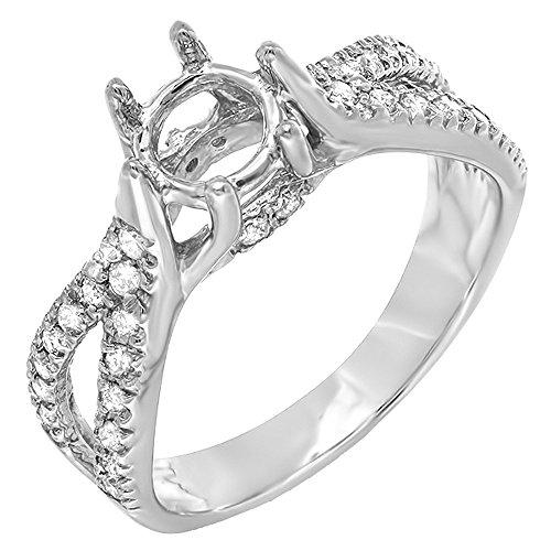 Dazzlingrock 0.40 Carat 14k Diamond Engagement Ring