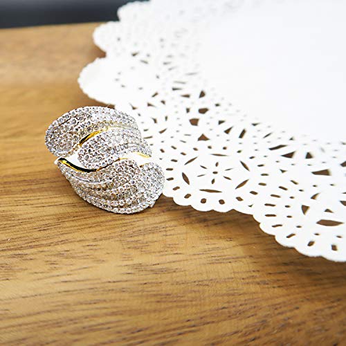 Dazzlingrock 3.00 Carat 14K Round Diamond Cocktail Ring