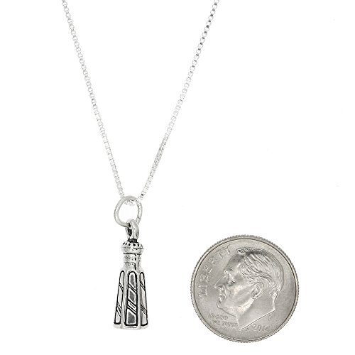 3D Sterling Silver Salt or Pepper Shaker Necklace