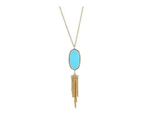 Kendra Scott Gold Turquoise Magnesite Pendant Necklace, 30