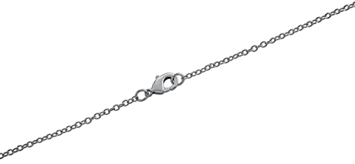 Silver Multi-Colored Pressed Flower Heart Pendant Necklace, 16