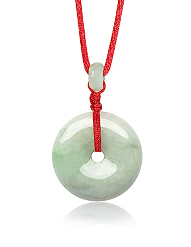 Dahlia Eternal Circle Jade Necklace, Grade A Certified