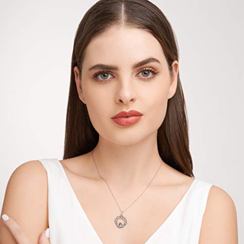 Celtic Knot Claddagh Pendant Necklace 18