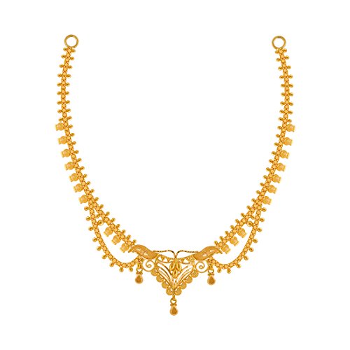 22Kt Yellow Gold Choker Necklace for Women's fashion