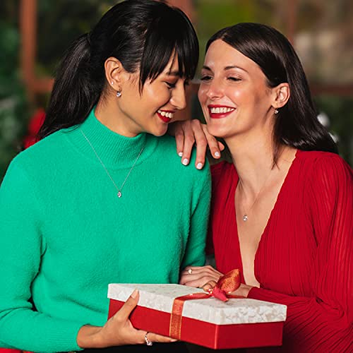 Princess Cut Cubic Zirconia Solitaire Pendant Necklace