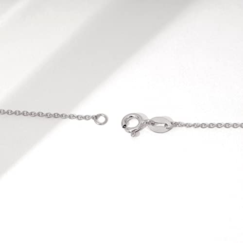 Platinum Plated Sterling Silver Infinite Elements Necklace, 36