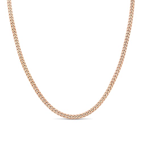 KEZEF Miami 18k Cuban Link Chain Necklace Set