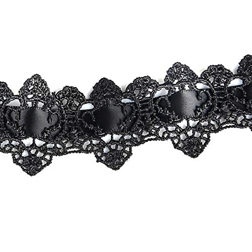 Vintage Black Lace Gothic Statement Choker Necklace