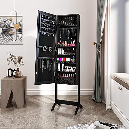 YITAHOME 2-in-1 Jewelry Cabinet with Full-Length Mirror