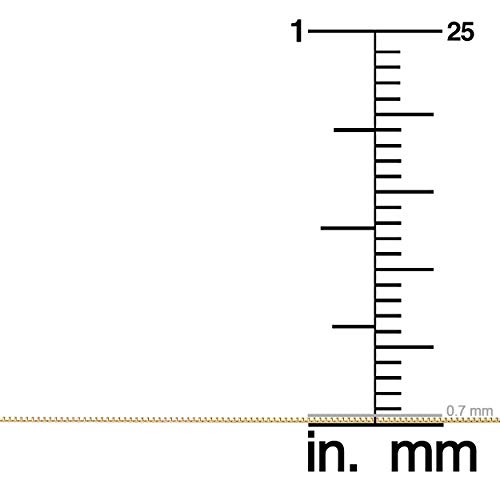 14k Gold Venetian Box Chain Necklace for Women