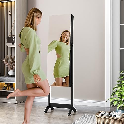YITAHOME 2-in-1 Jewelry Cabinet with Full-Length Mirror