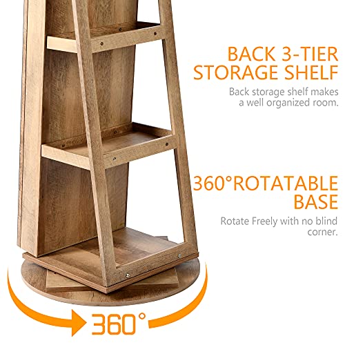 360° Swivel Jewelry Cabinet with Full Length Mirror