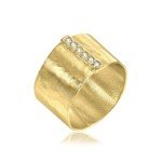 Dainty 14K Gold Over Sterling Statement Ring