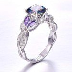 Stunning 3.6ct Rainbow Topaz Sterling Silver Ring