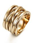 Personalized 13.7MM Cross Ring Enhancer for Women