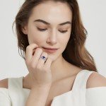 Stunning 3.6ct Rainbow Topaz Sterling Silver Ring