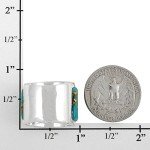 Turquoise Sterling Silver Wide Statement Ring