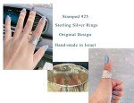Handmade 925 Silver Women's Chunky Statement Ring