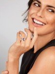 September Sapphire Adjustable Ring in 925 Silver