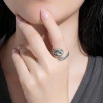 Sterling Silver Mother-Daughter Spoon Ring