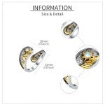 Sun and Moon Spoon Ring in Sterling Silver