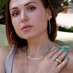 14K Gold Plated CZ Diamond Cocktail Ring