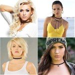 Colorful Gothic Choker Necklace Set for Women