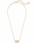 Kendra Scott Elisa Pendant Necklace in Rose Quartz