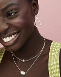 Kendra Scott Elisa Pendant Necklace in Rose Quartz