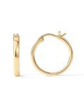 14K Gold Plated Sterling Silver Hoop Earrings