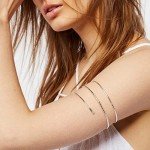 RIOSO 6-Piece Adjustable Arm Cuff Bracelet Set