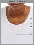 Gold Plated Sterling Silver CZ Solitaire Necklace