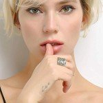 Two-Tone Intertwined Crossover Chunky Ring for Women