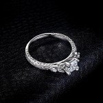 Vintage 14K Gold-Plated Engagement Ring for Her