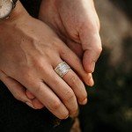Two-Tone Intertwined Crossover Chunky Ring for Women