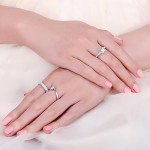 Vintage 14K Gold-Plated Engagement Ring for Her
