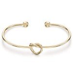 14K Gold Plated Infinity Love Knot Bangle Bracelet