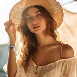 Bohemian Stackable Bead Bracelets Set for Women