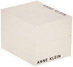 Anne Klein Gold-Tone Crystal Charm Bracelet Watch