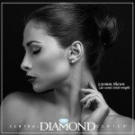 Elegant 14K Gold and Silver CZ Stud Earrings