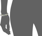 Nine West Tri-Tone Crystal Bangle Bracelet Set