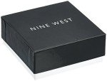 Nine West Tri-Tone Crystal Bangle Bracelet Set