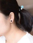 Hypoallergenic 18K Gold Flower Stud Earrings