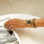 Anne Klein Women's Bangle Watch and Bracelet Set