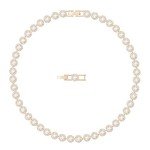 Swarovski Angelic Rose-Gold Choker Necklace