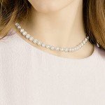 Swarovski Angelic Rose-Gold Choker Necklace