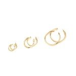 14K Yellow Gold 45mm Lightweight Hoop Earrings