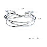 Boho Chunky Cuff Bracelet for Women – Multi-layer Design